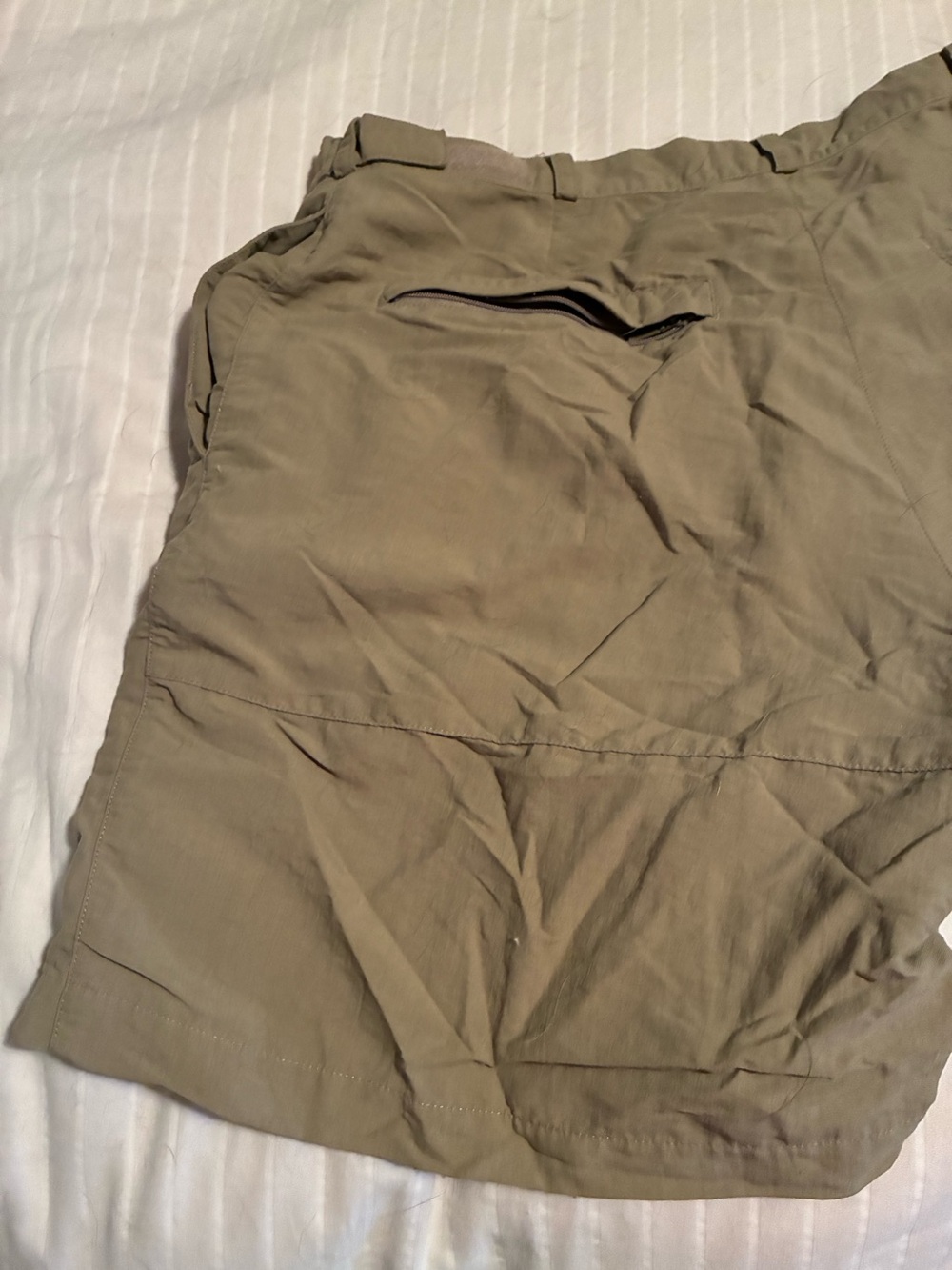 Alpine Men's Olive Green Cargo Shorts